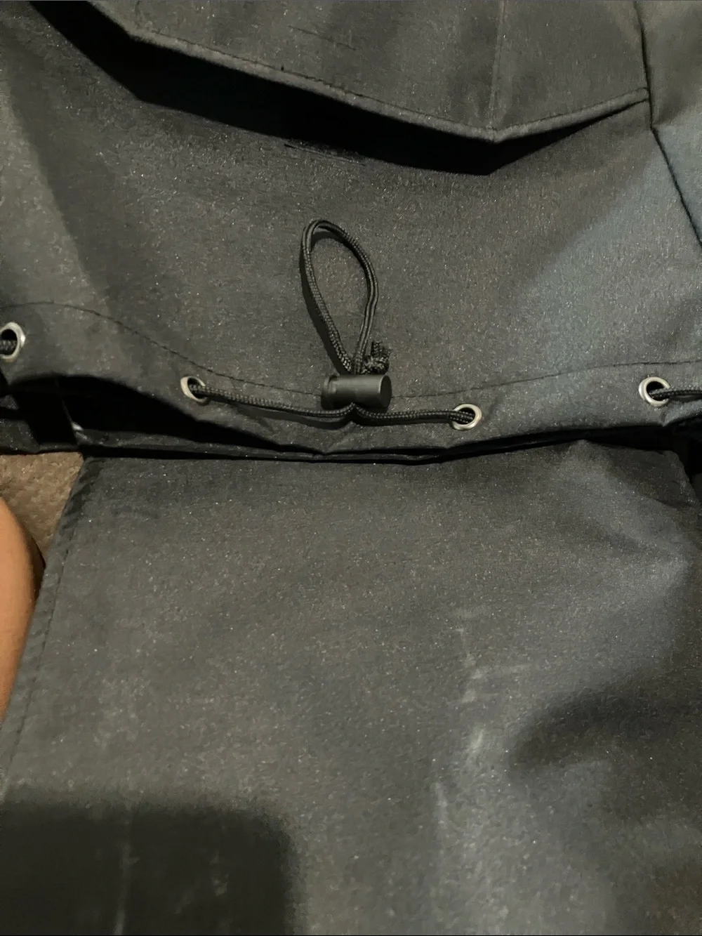Classic Black Men's Backpack with Buckle Closure - Leeds